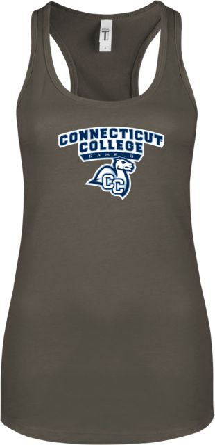 Connecticut College Next Level Womens Racerback Tank Primary Mark - ONLINE ONLY
