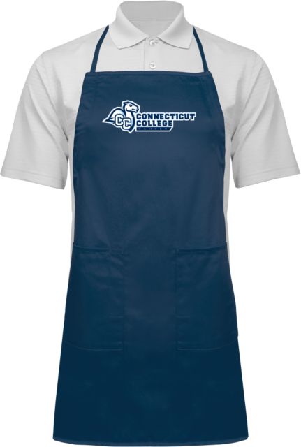 Connecticut College Full Length Apron Primary Mark Flat - ONLINE ONLY