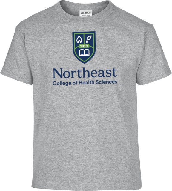 NE College of Health Youth T Shirt Northeast College Stacked - ONLINE ONLY