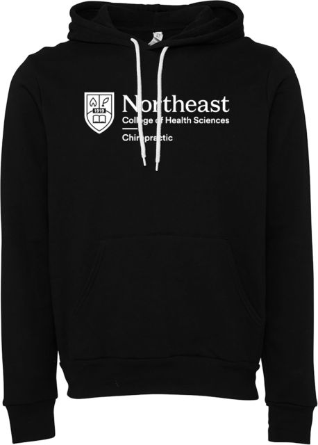 NE College of Health Bella + Canvas Fleece Hood Northeast College Chiropractic - ONLINE ONLY