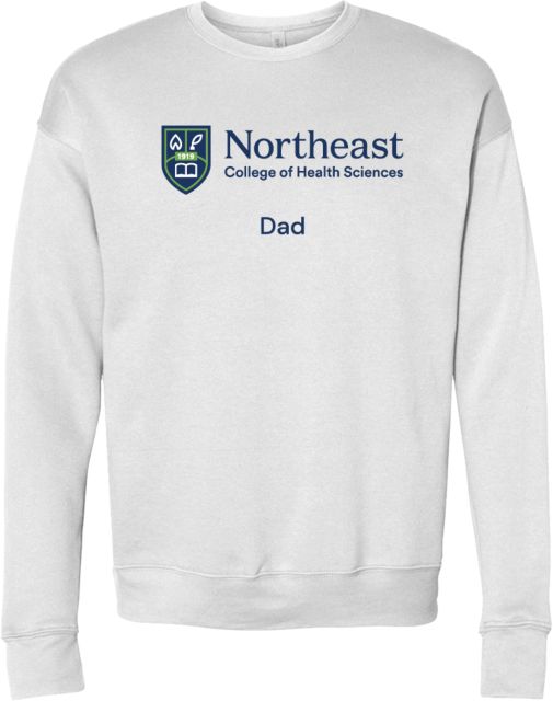 NE College of Health Bella + Canvas Fleece Crew Northeast College Dad - ONLINE ONLY