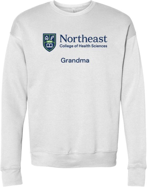 NE College of Health Bella + Canvas Fleece Crew Northeast College Grandma - ONLINE ONLY