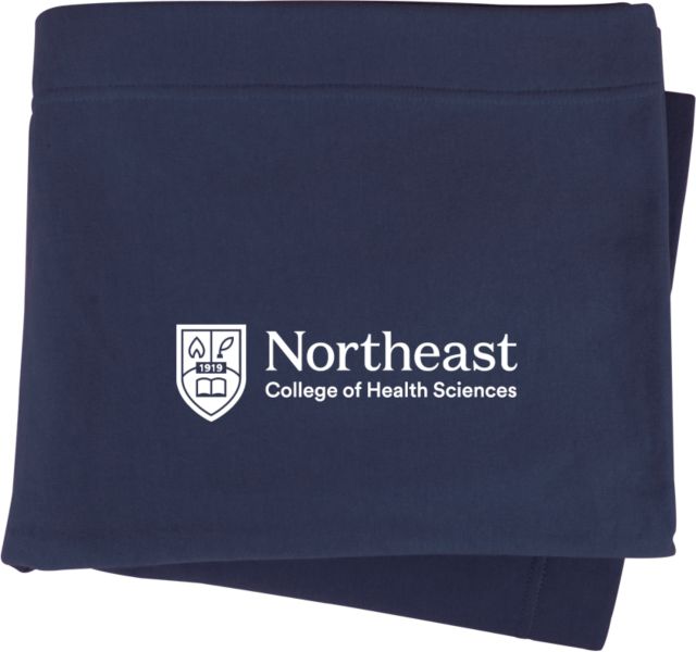 NE College of Health Sweatshirt Blanket Northeast College Primary Logo - ONLINE ONLY