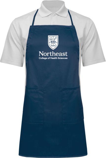 NE College of Health Full Length Apron Northeast College Stacked - ONLINE ONLY