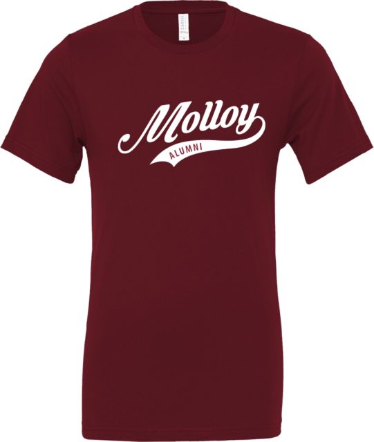 Molloy University Bella + Canvas Jersey Cotton T Shirt Alumni Script - ONLINE ONLY