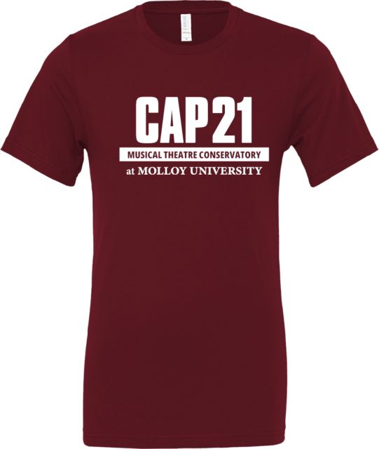 Molloy University Bella + Canvas Jersey Cotton T Shirt Molloy University Cap 21 - ONLINE ONLY