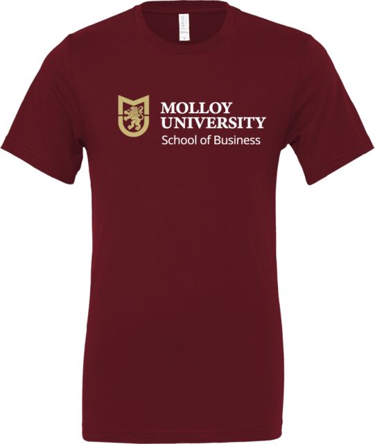 Molloy University Bella + Canvas Jersey Cotton T Shirt Molloy Unviersity School of Business - ONLINE ONLY