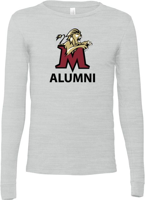 Molloy University Bella + Canvas Jersey Cotton Long Sleeve T Shirt Alumni - ONLINE ONLY