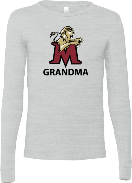 Molloy University Bella + Canvas Jersey Cotton Long Sleeve T Shirt Grandma - ONLINE ONLY