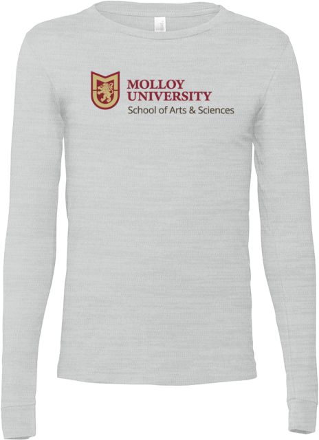 Molloy University Bella + Canvas Jersey Cotton Long Sleeve T Shirt Molloy Unviersity School of Arts and Sciences - ONLINE ONLY