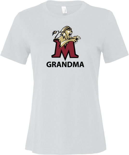 Molloy University Bella + Canvas Womens Relaxed Cotton T Shirt Grandma - ONLINE ONLY