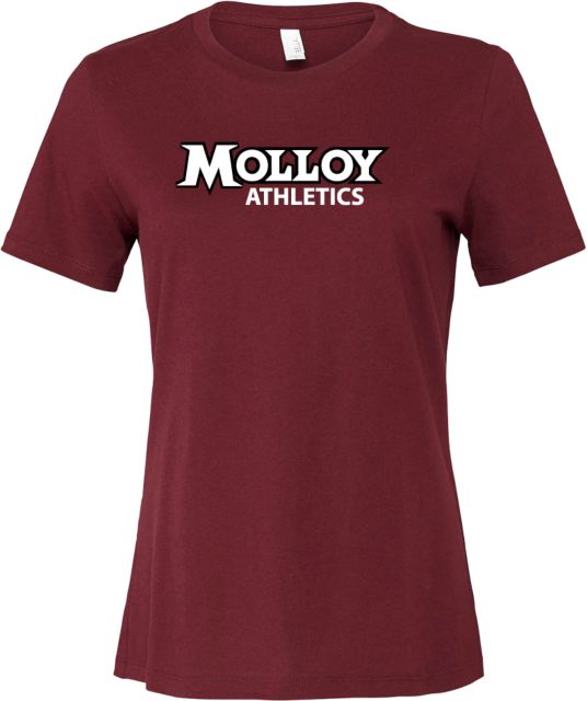 Molloy University Bella + Canvas Womens Relaxed Cotton T Shirt Wordmark Athletics - ONLINE ONLY