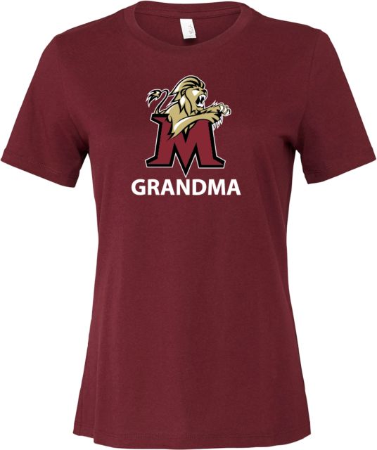 Molloy University Bella + Canvas Womens Relaxed Cotton T Shirt Grandma - ONLINE ONLY