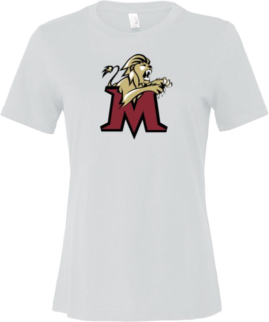 Molloy University Bella + Canvas Womens Relaxed Cotton T Shirt Lion with M - ONLINE ONLY