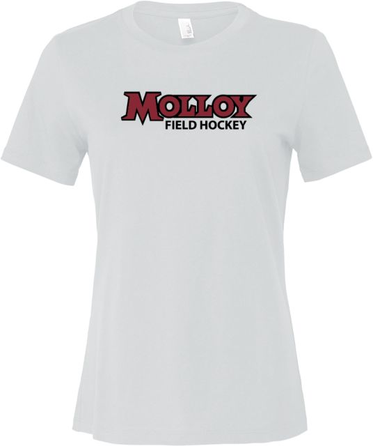 Molloy University Bella + Canvas Womens Relaxed Cotton T Shirt Wordmark Field Hockey - ONLINE ONLY