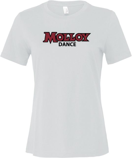 Molloy University Bella + Canvas Womens Relaxed Cotton T Shirt Wordmark Dance - ONLINE ONLY