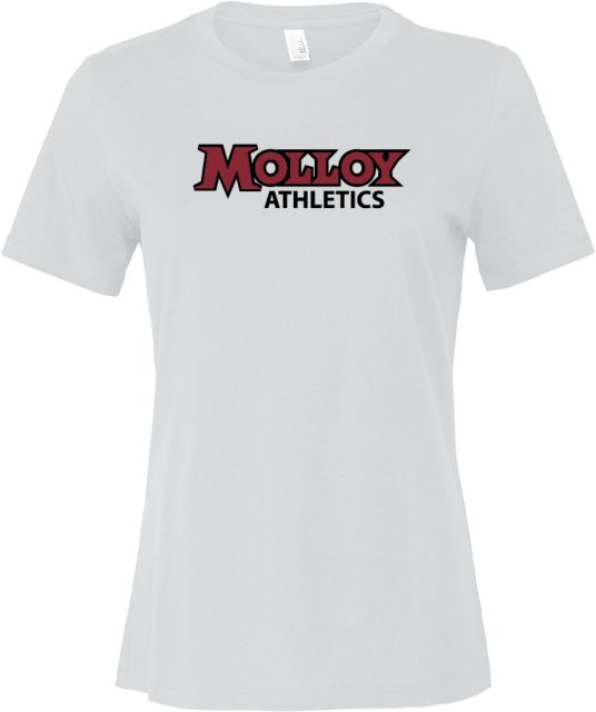 Molloy University Bella + Canvas Womens Relaxed Cotton T Shirt Wordmark Athletics - ONLINE ONLY