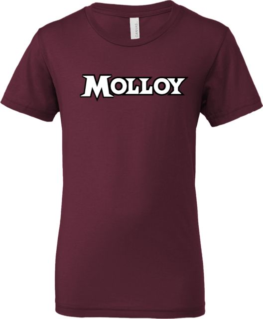 Molloy University Bella + Canvas Youth Jersey T Shirt Molloy Wordmark - ONLINE ONLY