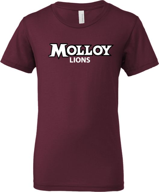 Molloy University Bella + Canvas Youth Jersey T Shirt Wordmark Lions - ONLINE ONLY