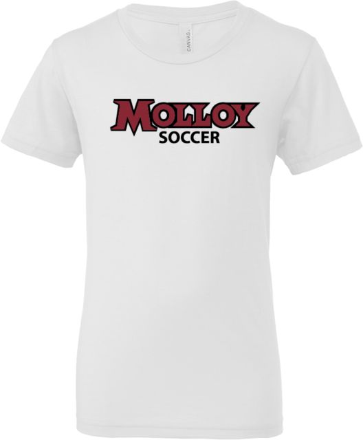 Molloy University Bella + Canvas Youth Jersey T Shirt Wordmark Soccer - ONLINE ONLY