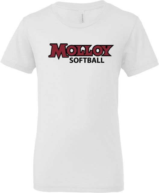 Molloy University Bella + Canvas Youth Jersey T Shirt Wordmark Softball - ONLINE ONLY