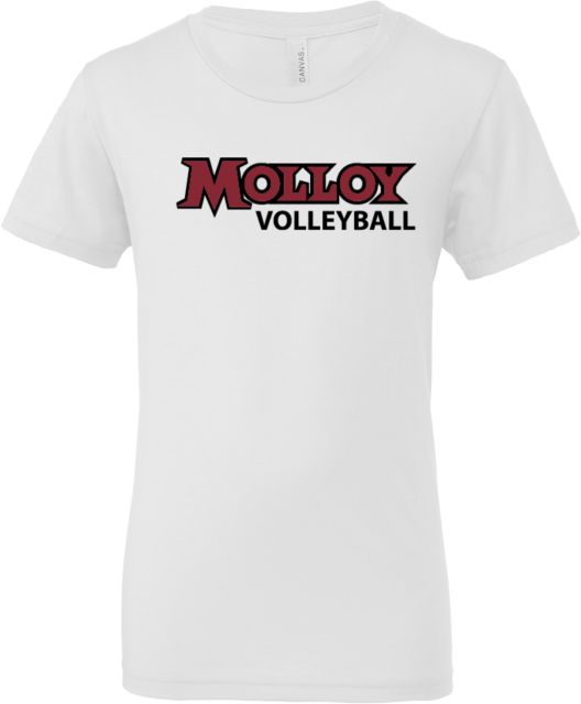 Molloy University Bella + Canvas Youth Jersey T Shirt Wordmark Volleyball - ONLINE ONLY