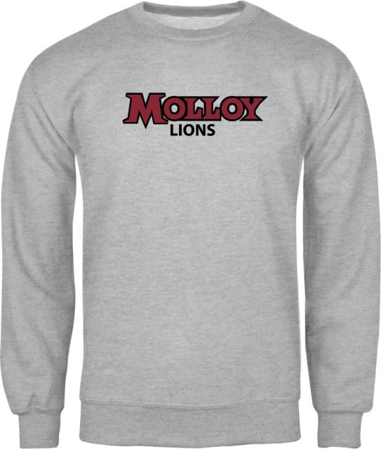 Molloy University Fleece Crew Wordmark Lions - ONLINE ONLY