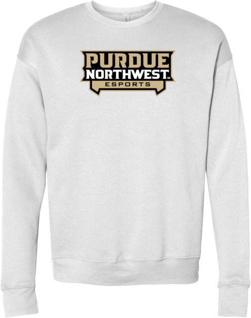 Purdue Northwest Bella Canvas Fleece Crew ESports PNW ONLINE