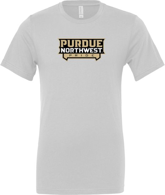 Purdue Northwest Bella + Canvas Jersey Cotton T Shirt Pride Athletic Wordmark - ONLINE ONLY