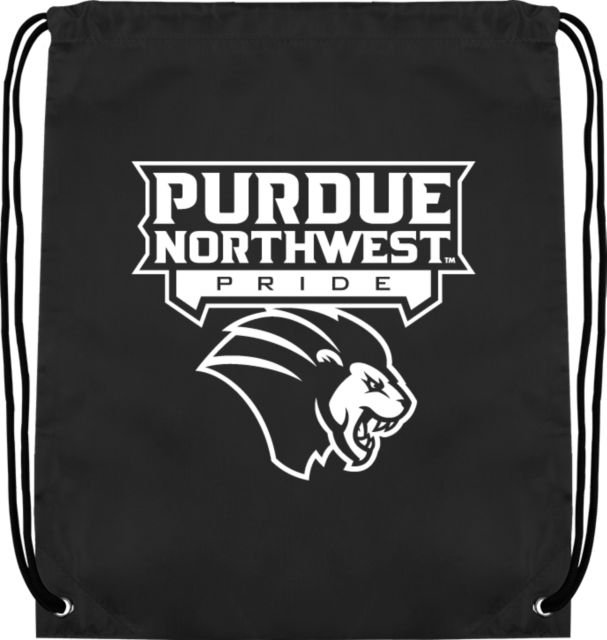 Purdue Northwest Drawstring Backpack Mascot Head Pride Athletic Mark - ONLINE ONLY