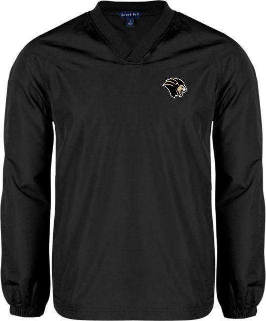 Purdue Northwest V Neck Raglan Windshirt Mascot Head - ONLINE ONLY