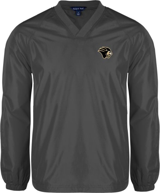 Purdue Northwest V Neck Raglan Windshirt Mascot Head - ONLINE ONLY