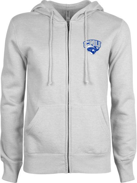 Christopher Newport ENZA Ladies Fleece Full Zip Hoodie Official Logo - ONLINE ONLY