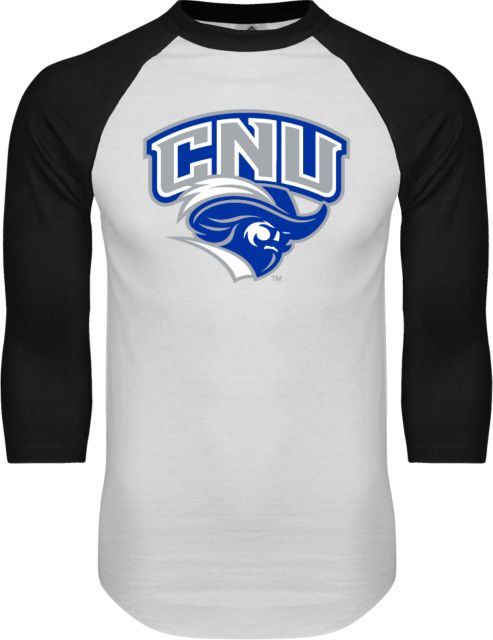 Christopher Newport Raglan Baseball T-Shirt Official Logo - ONLINE ONLY