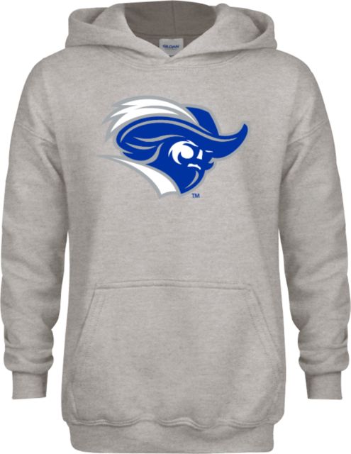 Christopher Newport Youth Fleece Hood Captain Head - ONLINE ONLY