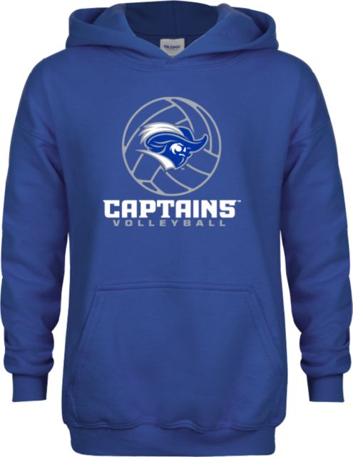 Christopher Newport Youth Fleece Hoodie Captains Volleyball Stacked - ONLINE ONLY