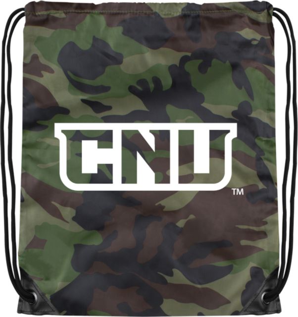 Christopher Newport Camo Drawstring Backpack CNU - ONLINE ONLY