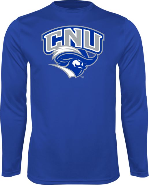 Christopher Newport Performance Longsleeve Shirt Official Logo - ONLINE ONLY