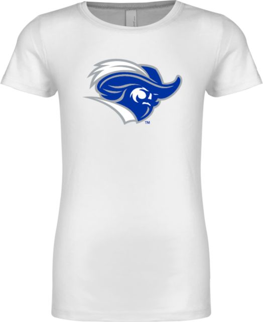 Christopher Newport Next Level Girls Fashion Fit T Shirt Captain Head - ONLINE ONLY
