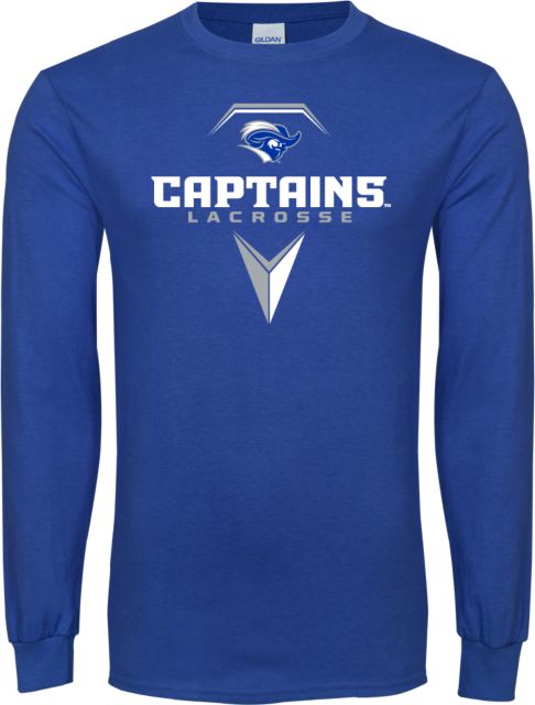 Christopher Newport Long Sleeve T Shirt Geometric Lacrosse Head - ONLINE ONLY