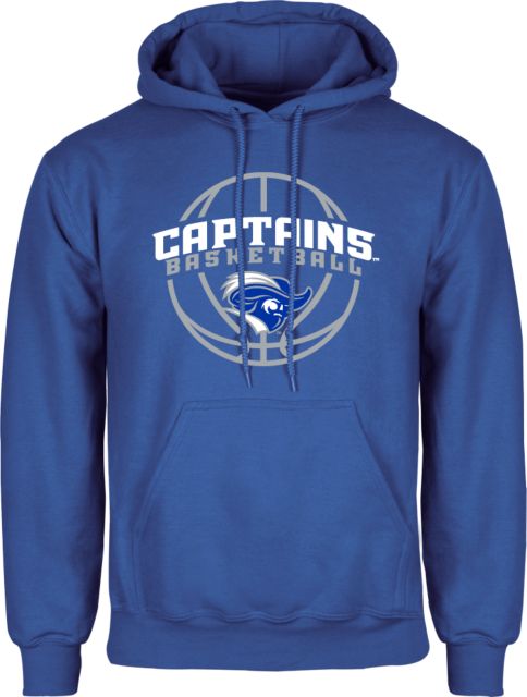 Christopher Newport Fleece Hoodie Captains Basketball Arched w/ Ball - ONLINE ONLY
