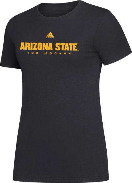 Arizona State Adidas Womens Cotton Tee Arizona State Ice Hockey - ONLINE ONLY