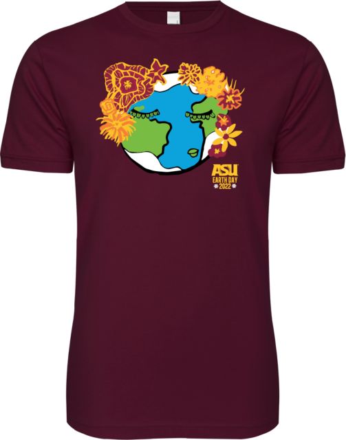 Arizona State Next Level SoftStyle T Shirt ASU 2022 Earth Day Design - ONLINE ONLY