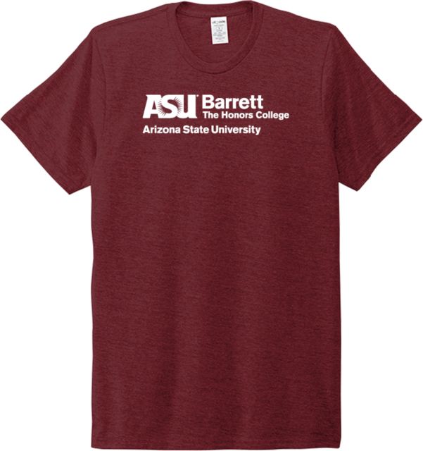 Arizona State Allmade Unisex Tri Blend Tee Barrett The Honors College - ONLINE ONLY
