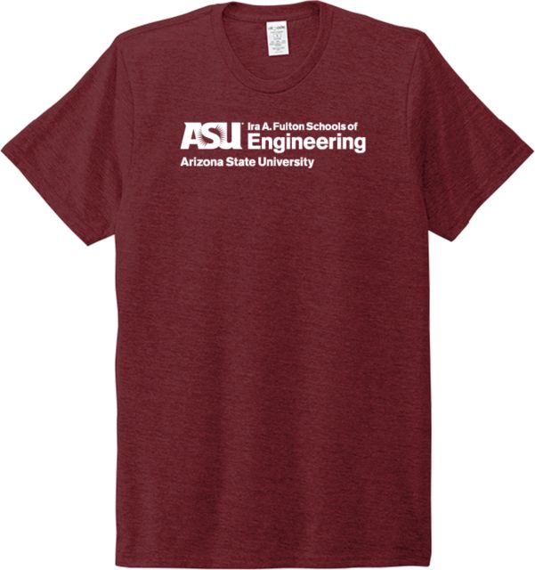 Arizona State Allmade Unisex Tri Blend Tee Ira A Fulton Schools of Engineering - ONLINE ONLY