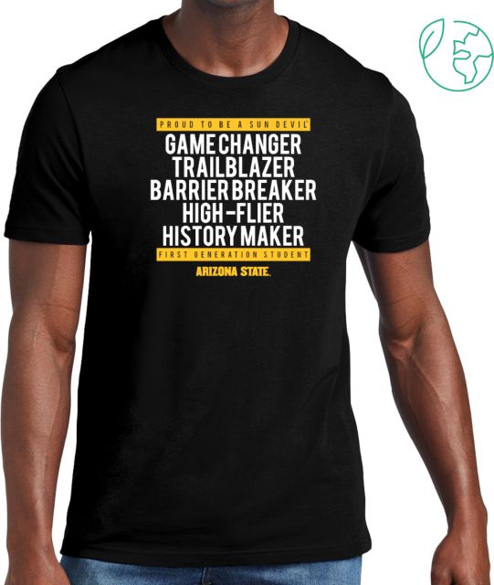 Arizona State Allmade Organic Cotton Tee Arizona State - Gamechanger First Gen - ONLINE ONLY