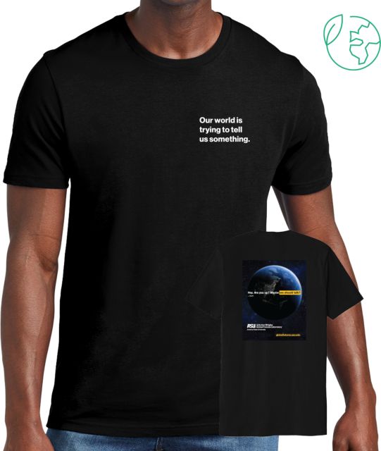 Arizona State Allmade Organic Cotton Tee Arizona State - Our world is trying to tell us something - ONLINE ONLY