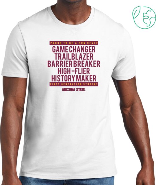 Arizona State Allmade Organic Cotton Tee Arizona State - Gamechanger First Gen - ONLINE ONLY