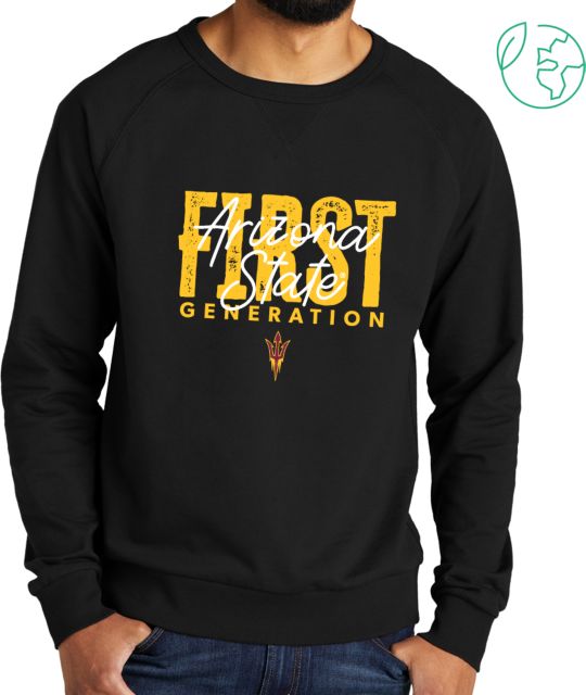Arizona State Allmade Organic French Terry Crewneck Sweatshirt Arizona State - First Generation - ONLINE ONLY