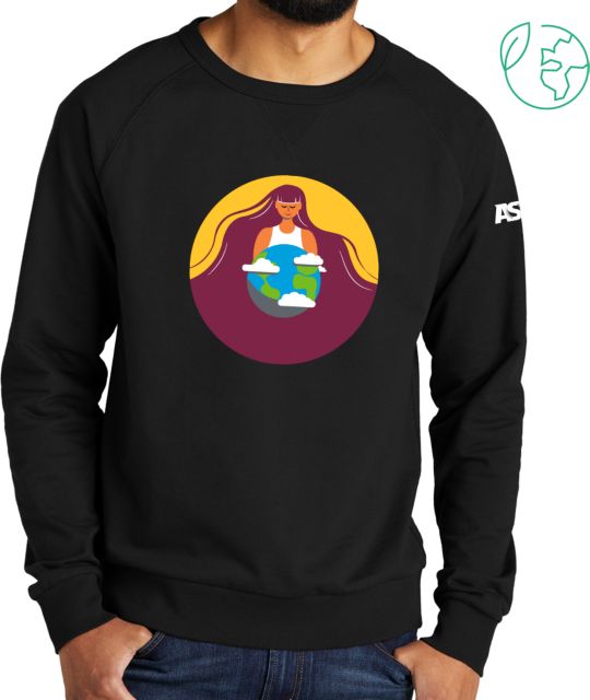 Arizona State Allmade Organic French Terry Crewneck Sweatshirt ASU Earth Day - ONLINE ONLY